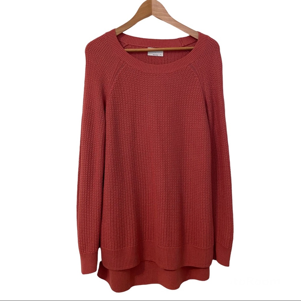 Old Navy Tunic Sweater Cotton Blend Mauve Size Large